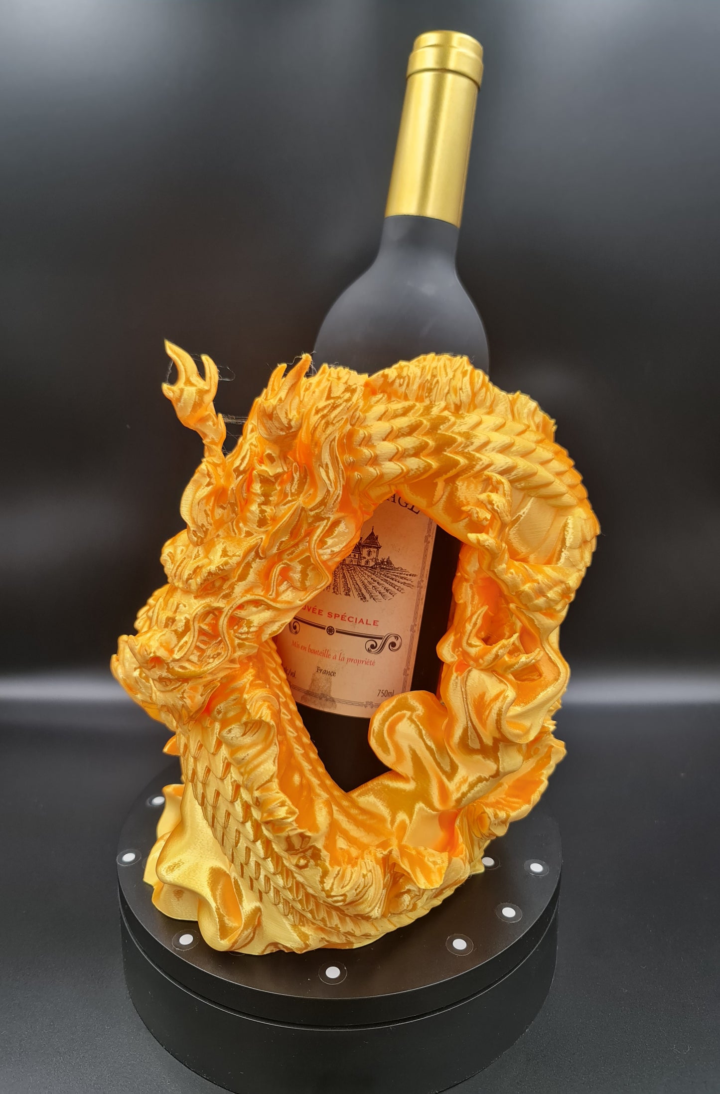 Chinese Dragon Bottle Holder