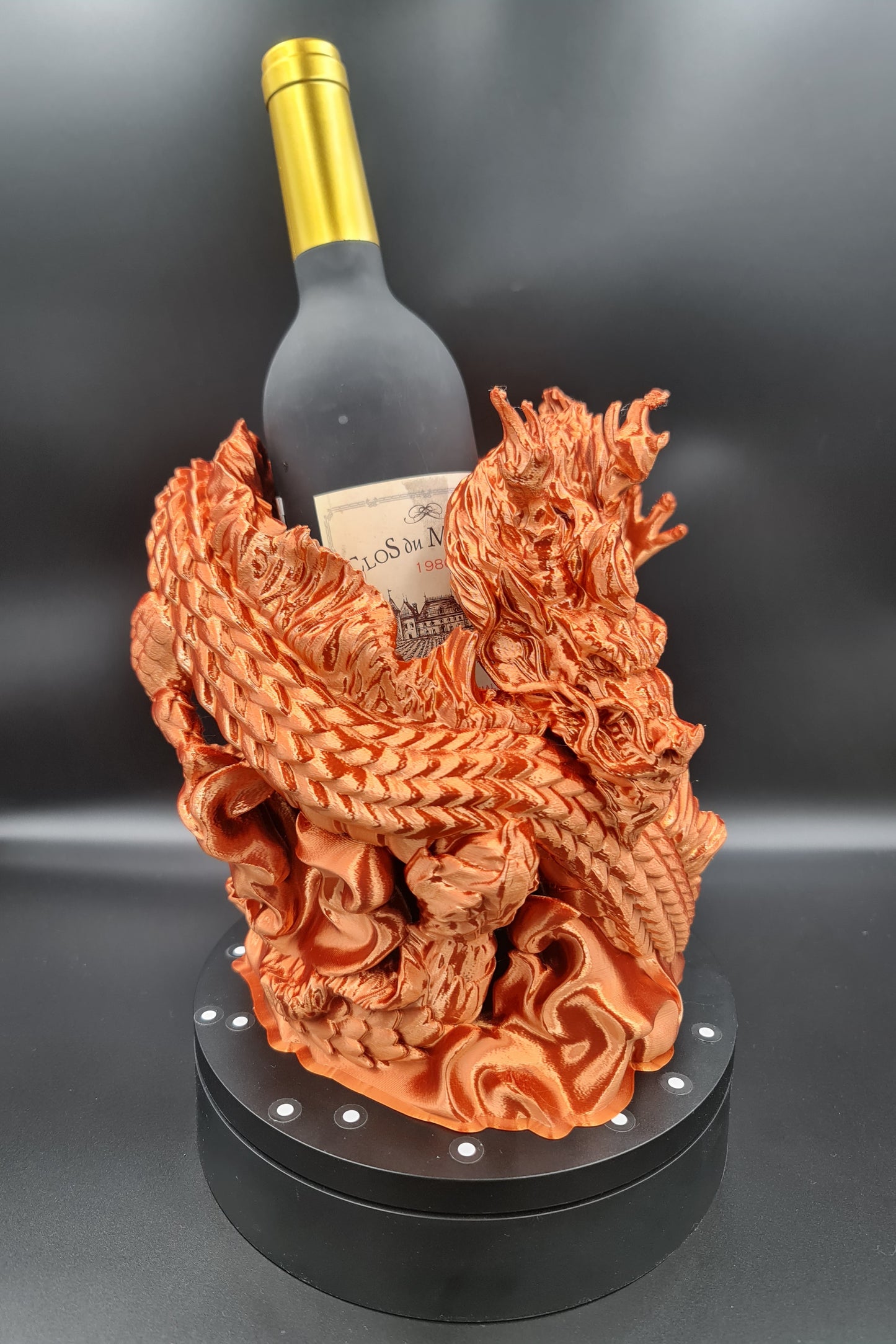 Chinese Dragon Bottle Holder