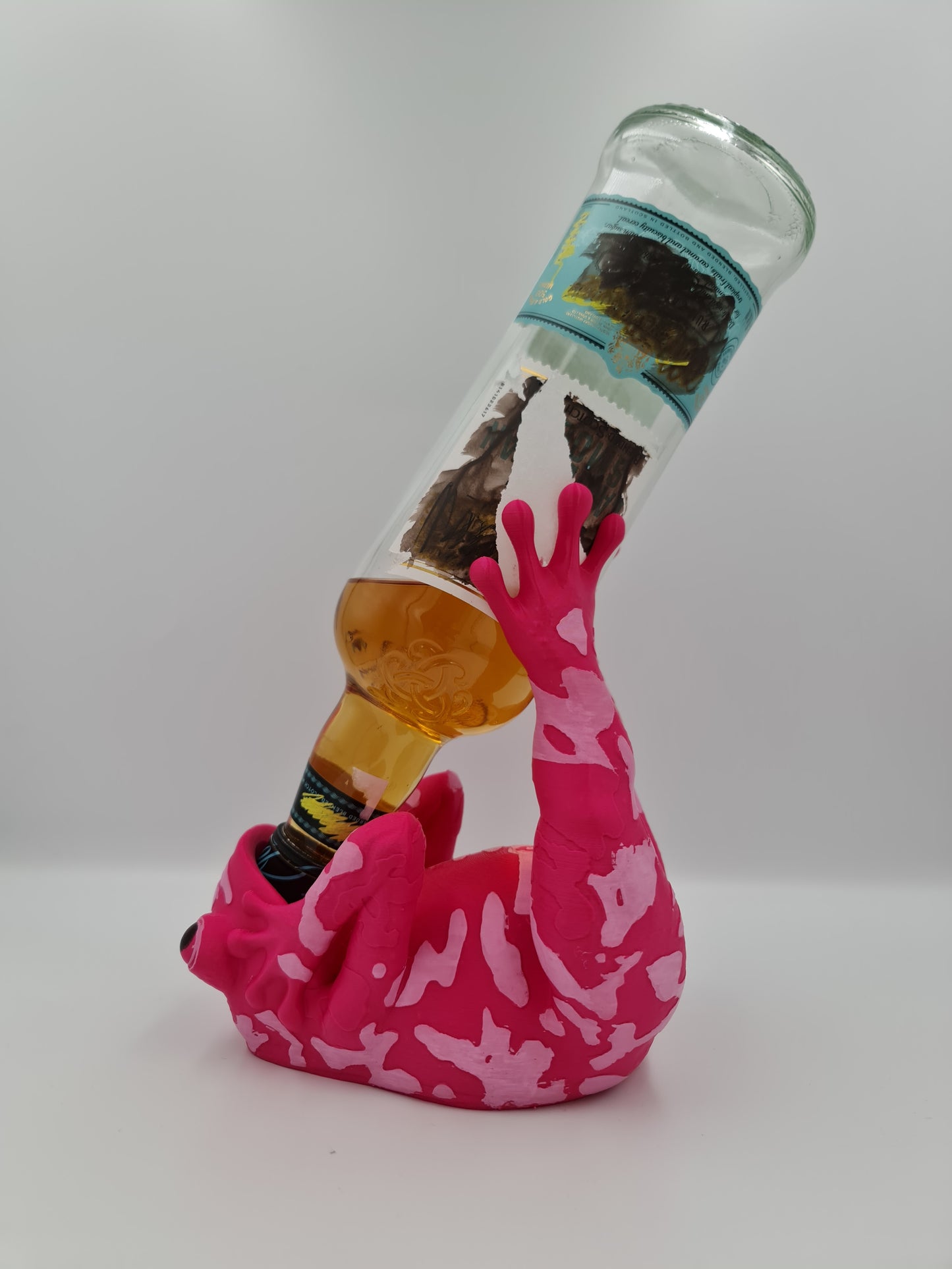 Laying Frog Bottle Holder