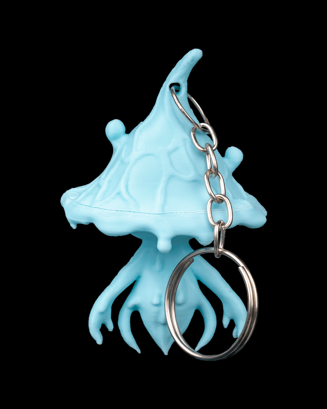 The "Tide-Crest" Water Spirit Keychain