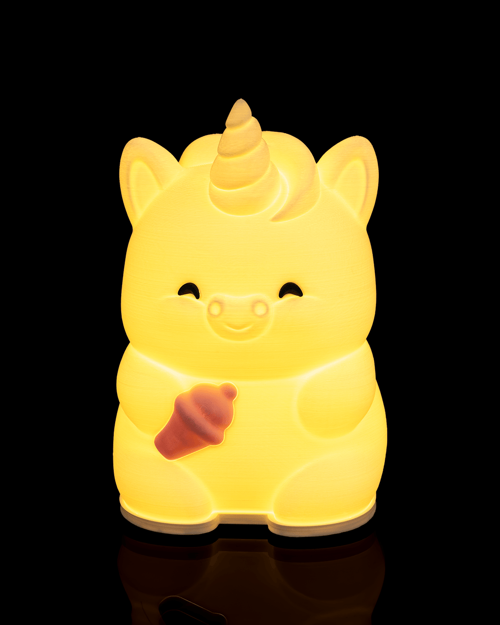 The "Scoops & Sparkles" Baby Unicorn Lamp