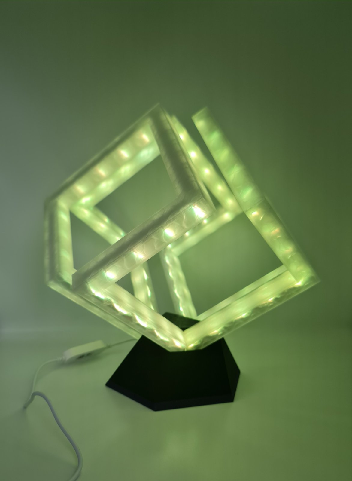 The Endless Light Cube Table/Night Light
