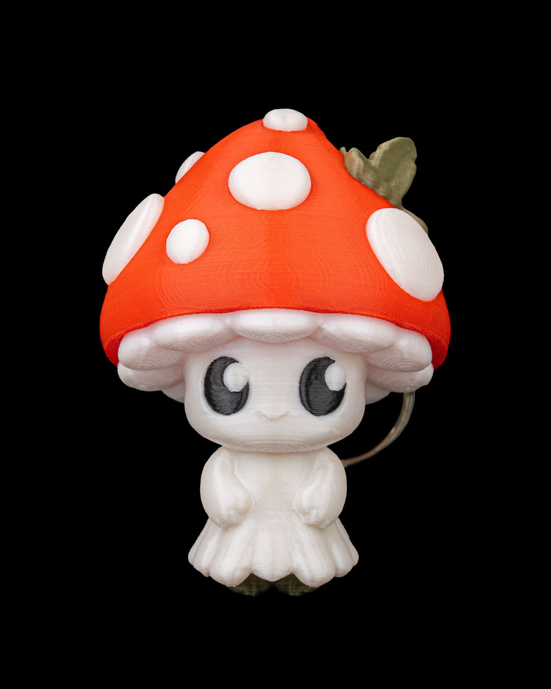 The "Shroom-Sprite" Mushroom Spirit Keychain