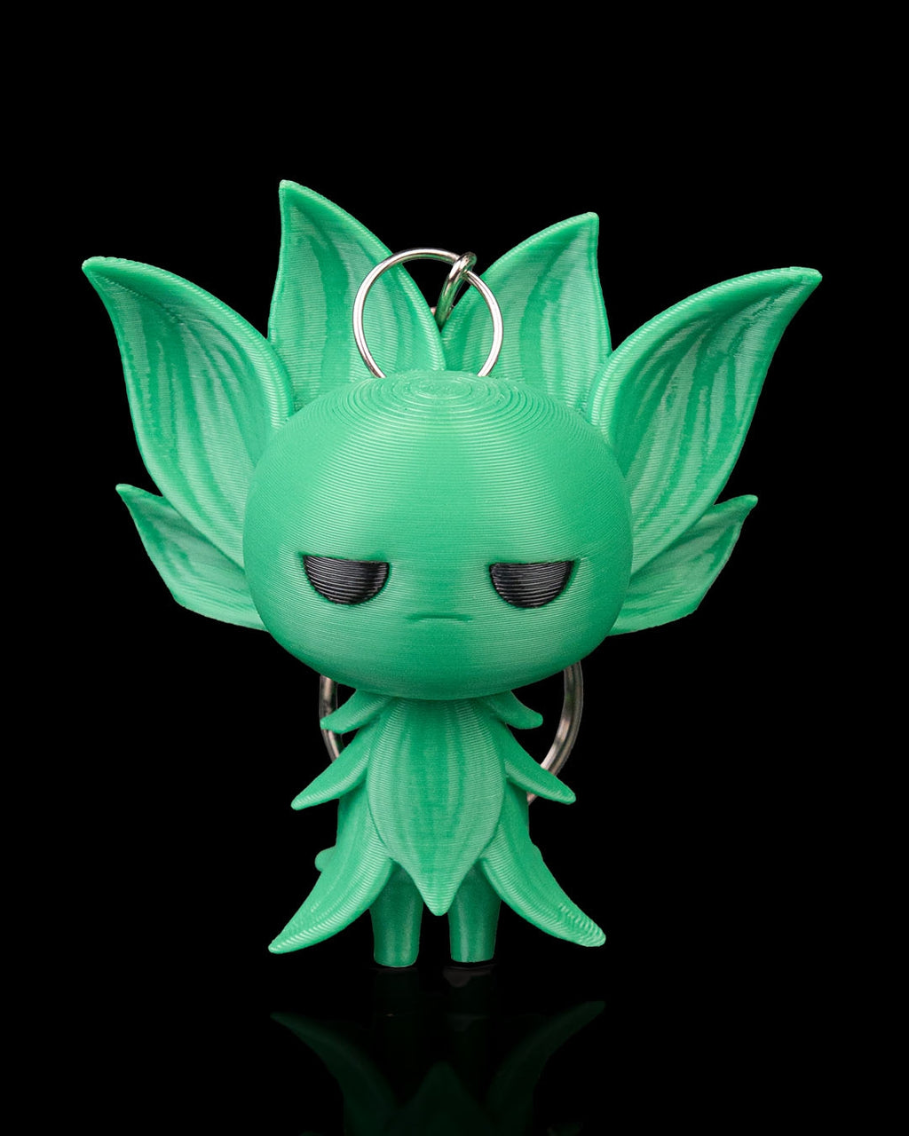 The "Ever-Green" Leaf Spirit Keychain