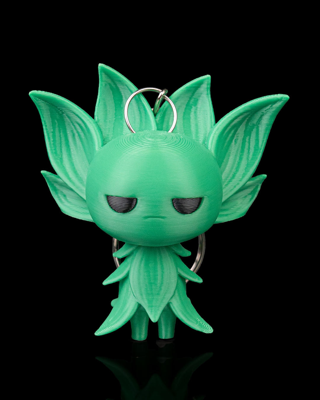 The "Ever-Green" Leaf Spirit Keychain