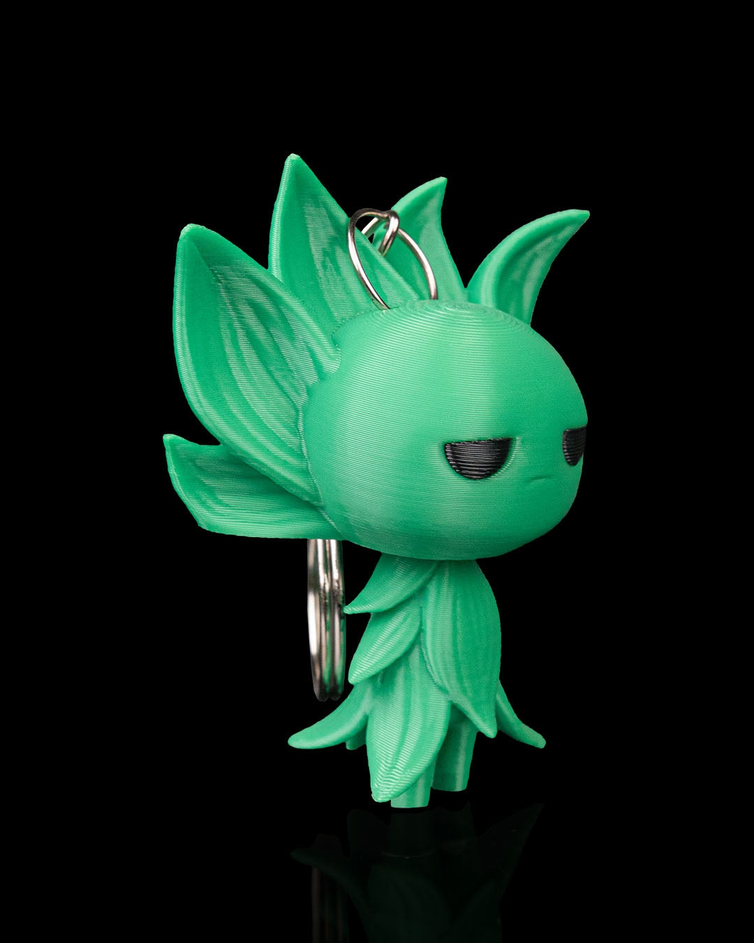 The "Ever-Green" Leaf Spirit Keychain