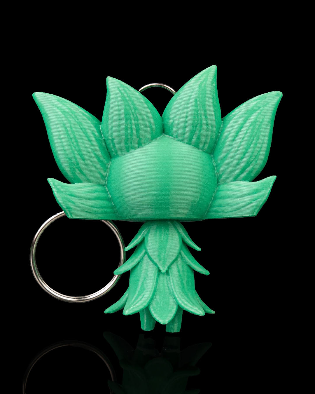 The "Ever-Green" Leaf Spirit Keychain