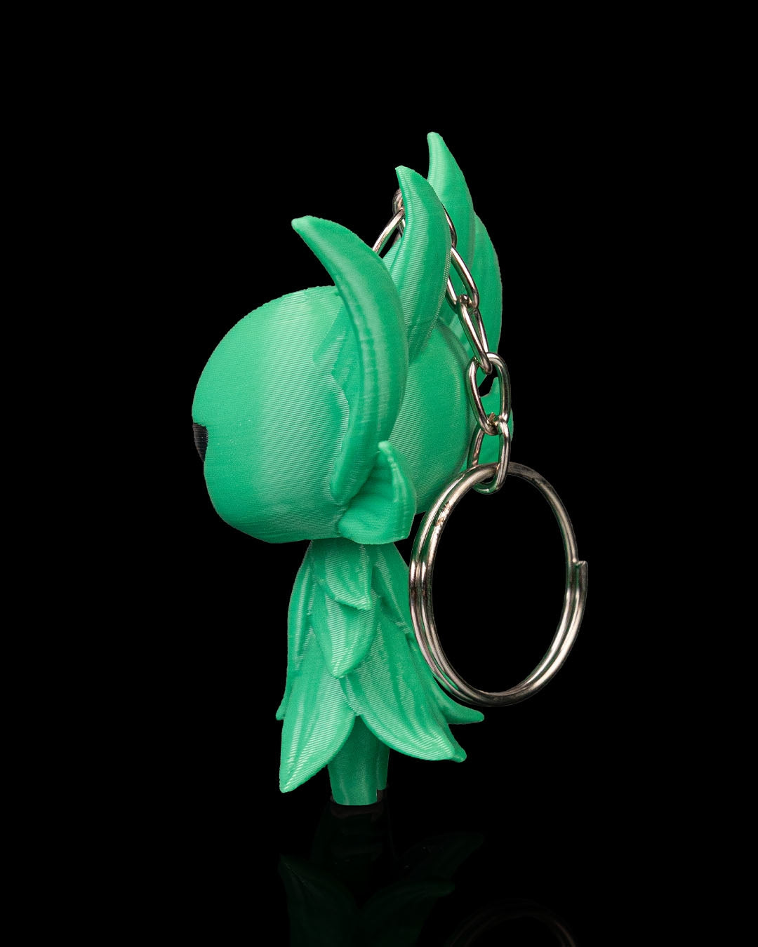 The "Ever-Green" Leaf Spirit Keychain