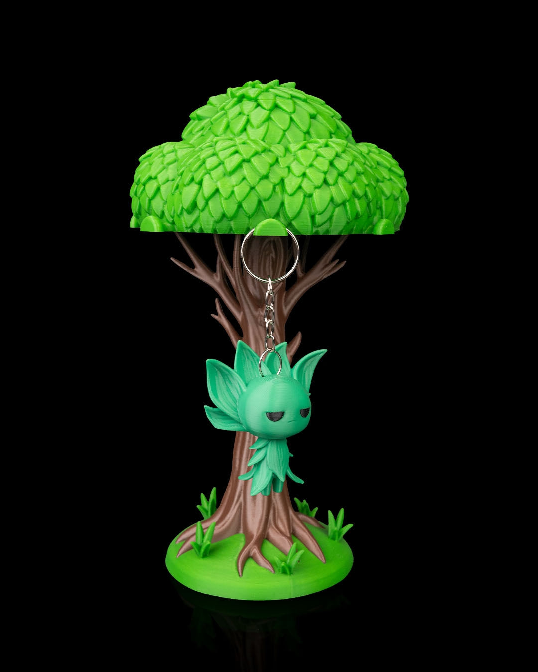 The "Ever-Green" Leaf Spirit Keychain