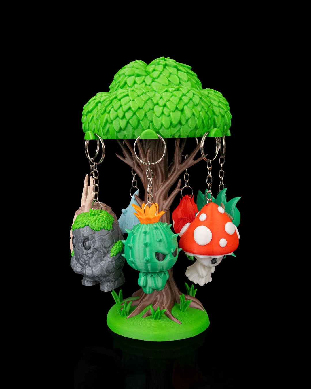 The "Spirit-Grove" Keychain Display