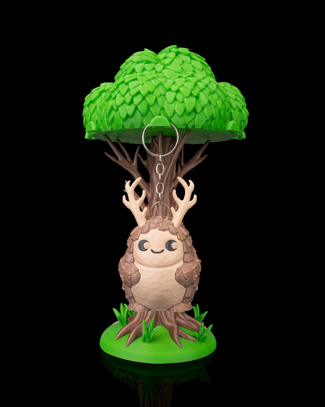 The "Grove-Guardian" Tree Spirit Keychain
