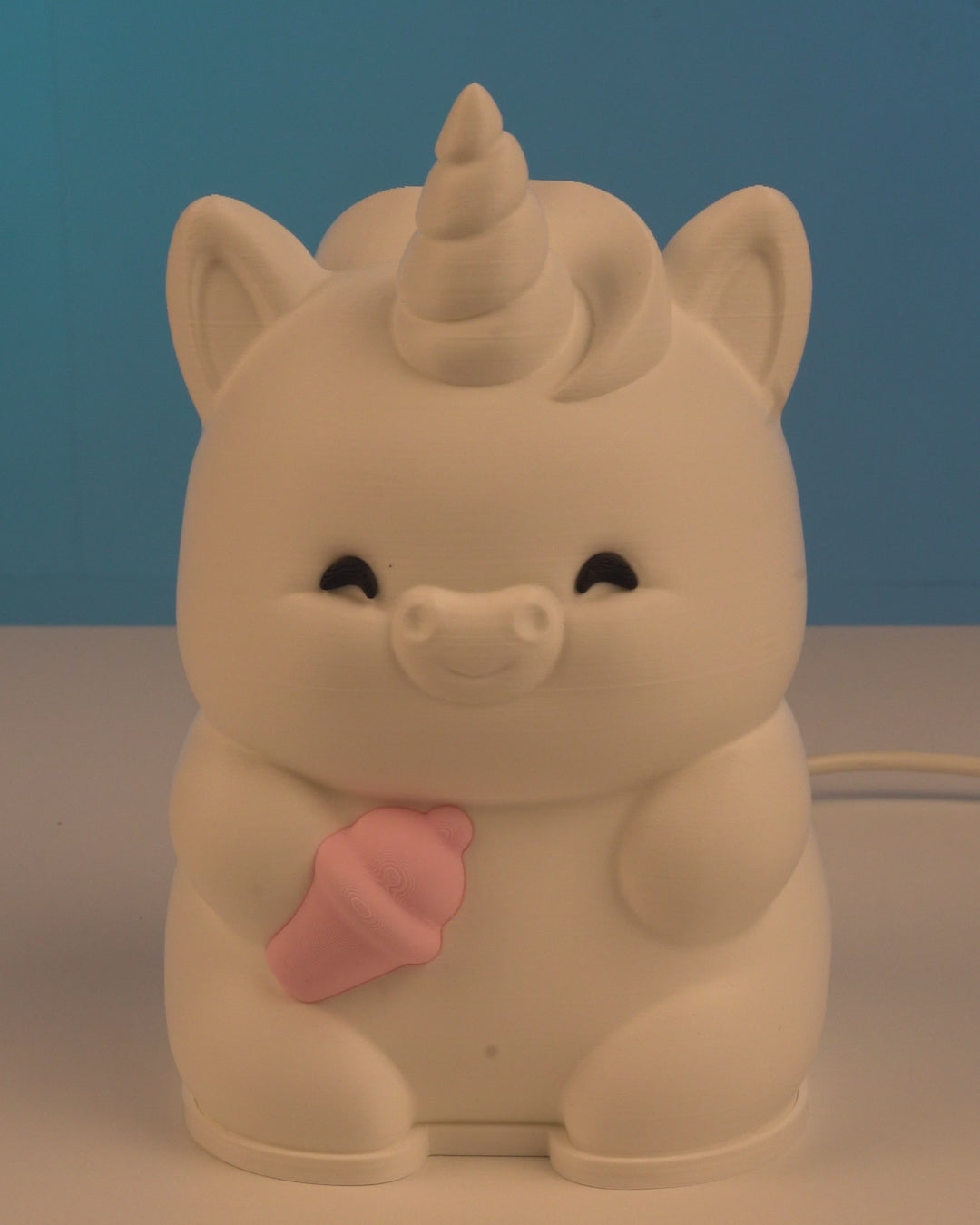 The "Scoops & Sparkles" Baby Unicorn Lamp