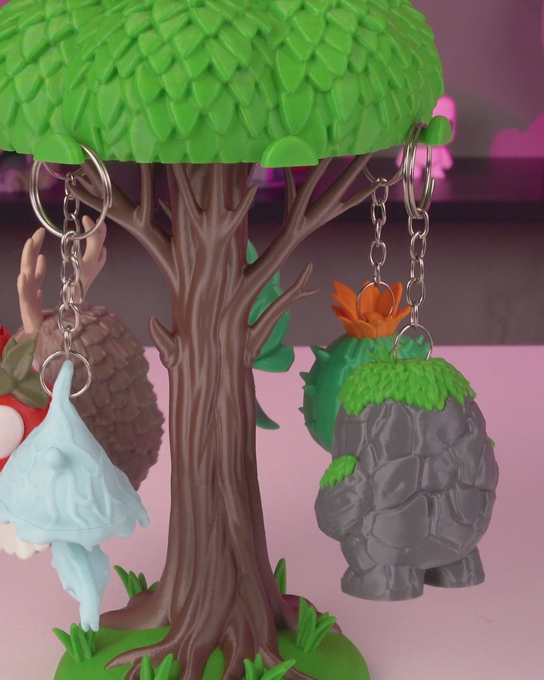 The "Spirit-Grove" Keychain Display